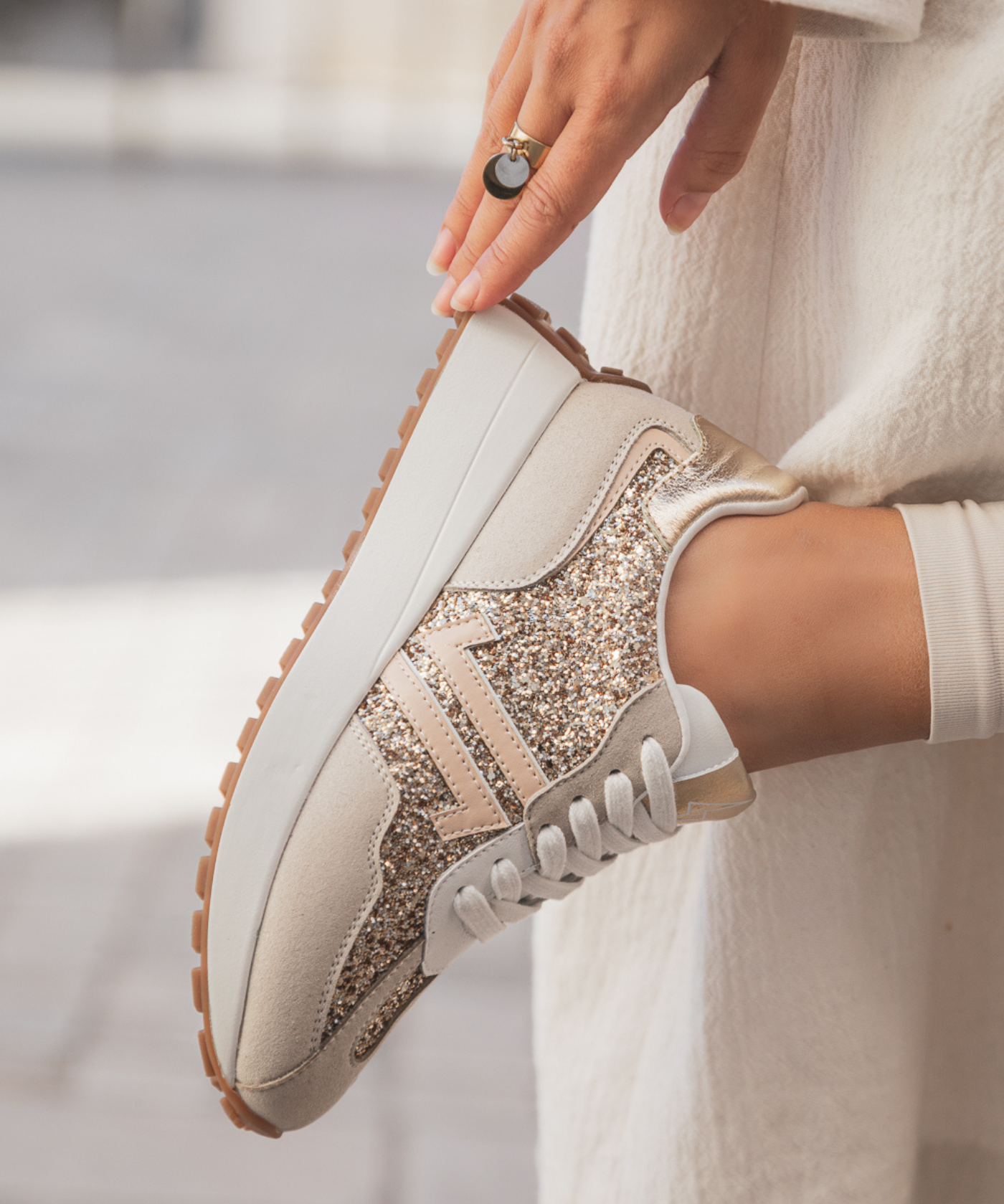 CL11 SNEAKERS - CL93-GOLD - Casualmode.fr