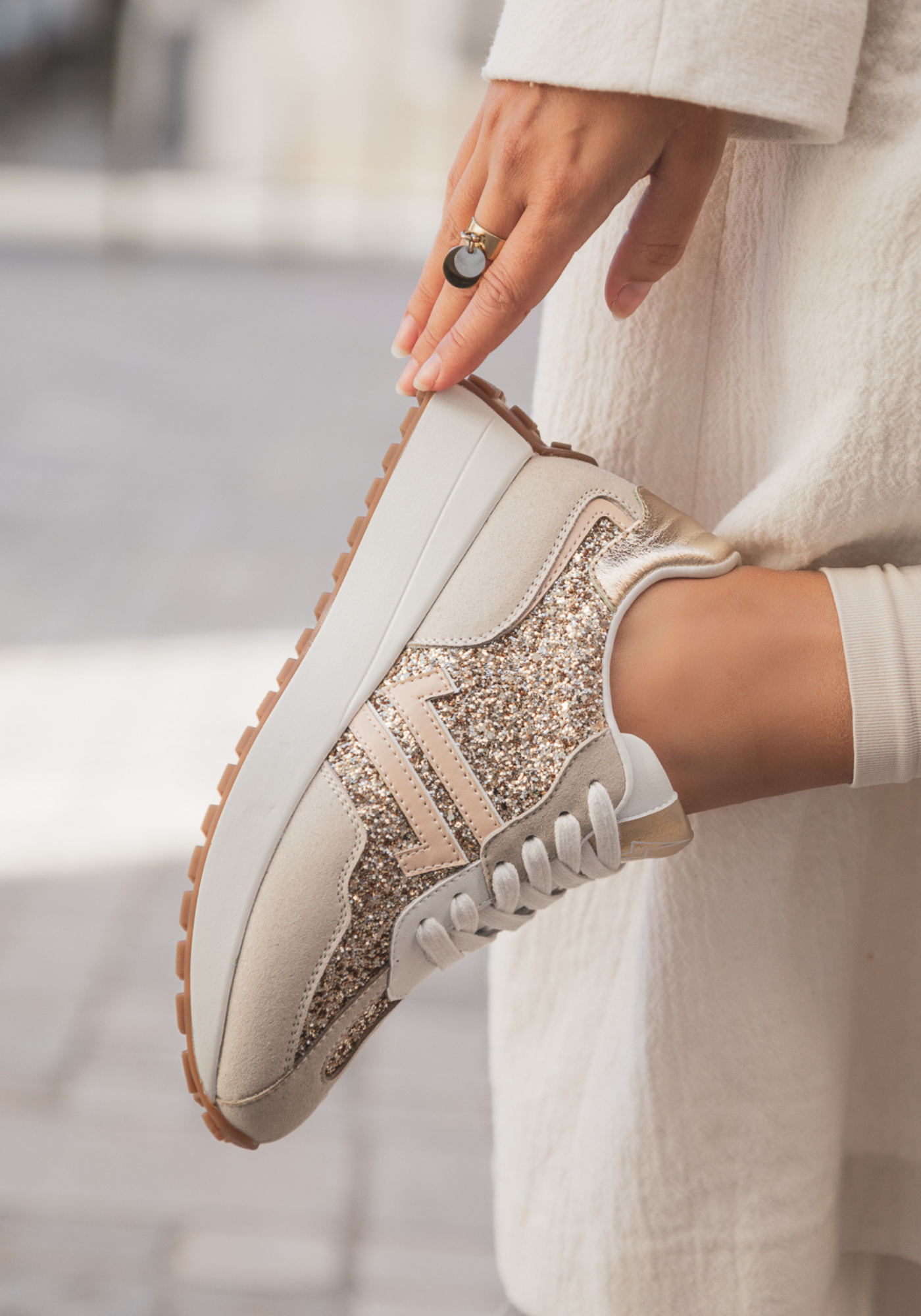 CL11 SNEAKERS - CL93-GOLD - Casualmode.fr