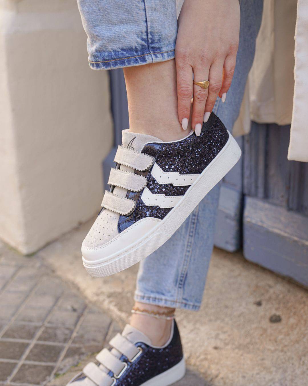 CL11 SNEAKERS-CL57 BLUE - Casualmode.fr