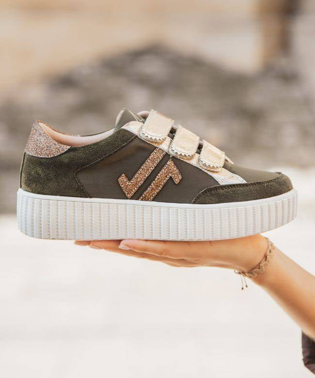 CL11 SNEAKERS- CLE01 GREEN - Casualmode.fr